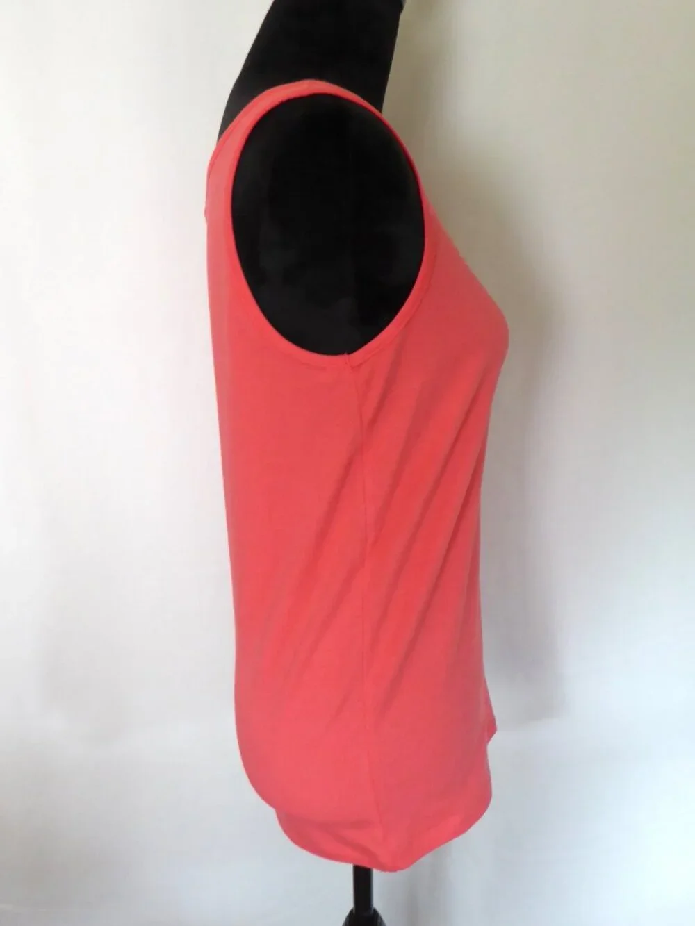 SALMON PINK STRETCH TANK TOP LARGE EIGHT EIGHT EIGHT BRAND  WORN ONCE - Picture 2 of 6